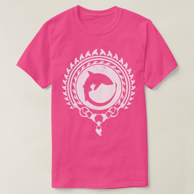 Thresher Shark Polynesian Tribal Tattoo Pullover  (Design Front)