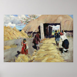 Threshing Floor, 1916 Poster