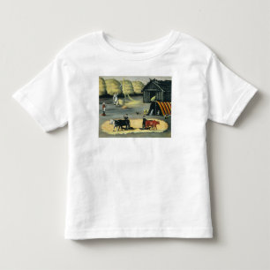 Threshing the floor in a Georgian country Toddler T-shirt