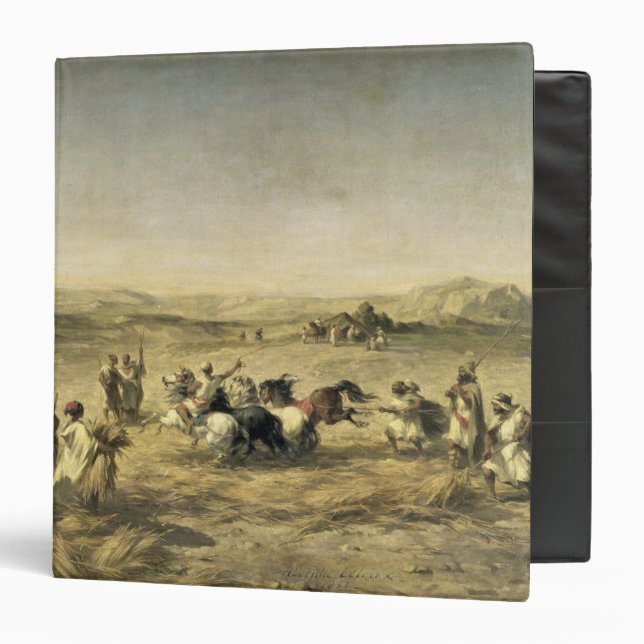 Threshing Wheat in Algeria, 1853 Binder (Front/Inside)