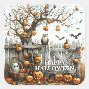 Threshold of Whimsy and Fright Square Sticker