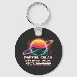 Thrice in a Lifetime 2025 New Hampshire Retro Keychain