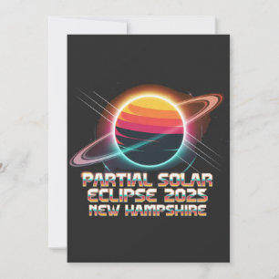 Thrice in a Lifetime 2025 New Hampshire Retro Save The Date