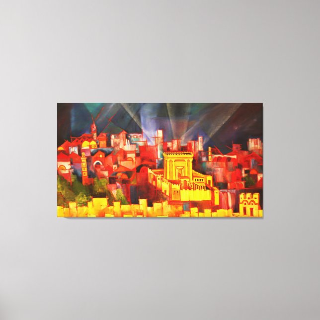 Thrid Temple Canvas Print (Front)