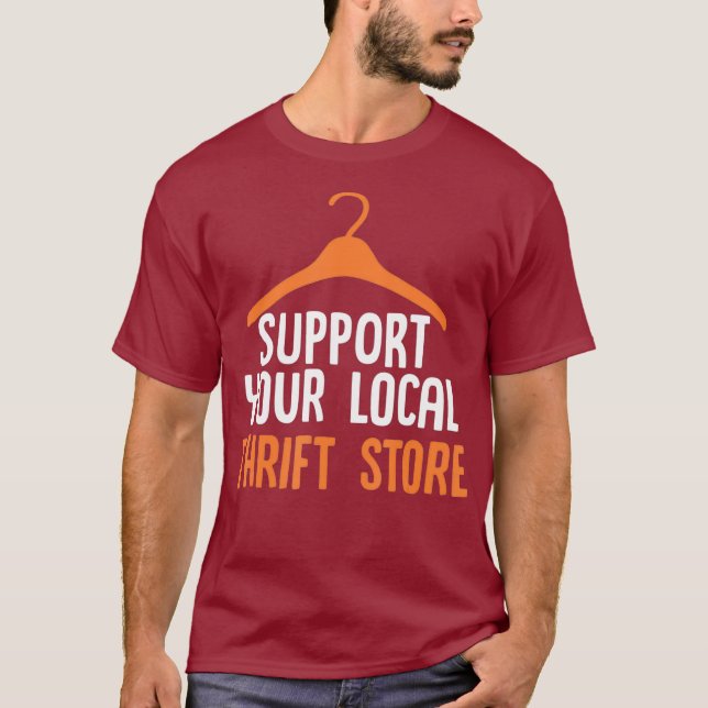 Thrift And Second Hand Store Design T-Shirt (Front)