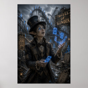Thrill / Magician / Roller Coaster Poster