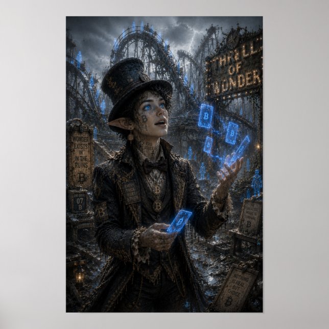 Thrill / Magician / Roller Coaster Poster (Front)