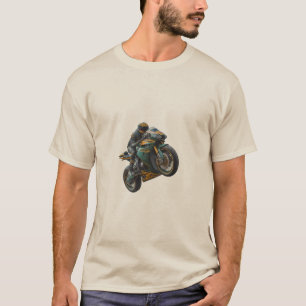 Thrill Rider Motorcycle Wheelie T-Shirt