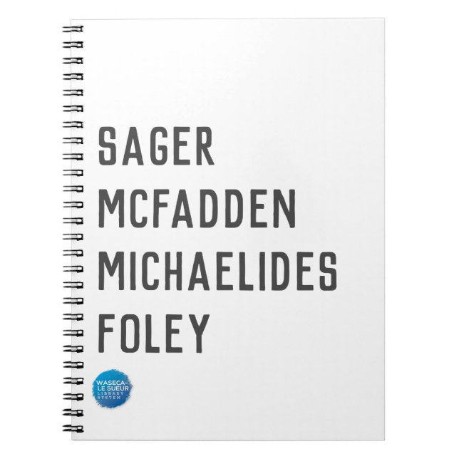 Thriller Authors T-Shirt Notebook (Front)