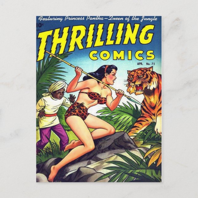 Thrilling Comics 71 Postcard (Front)