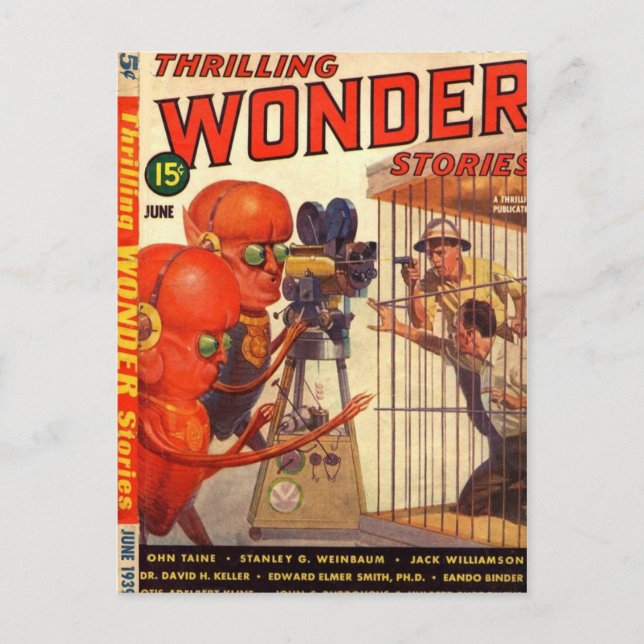 Thrilling Wonder Postcard (Front)