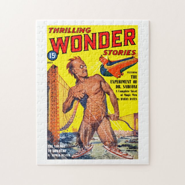 Thrilling Wonder Stories (July, 1940) Jigsaw Puzzle (Vertical)