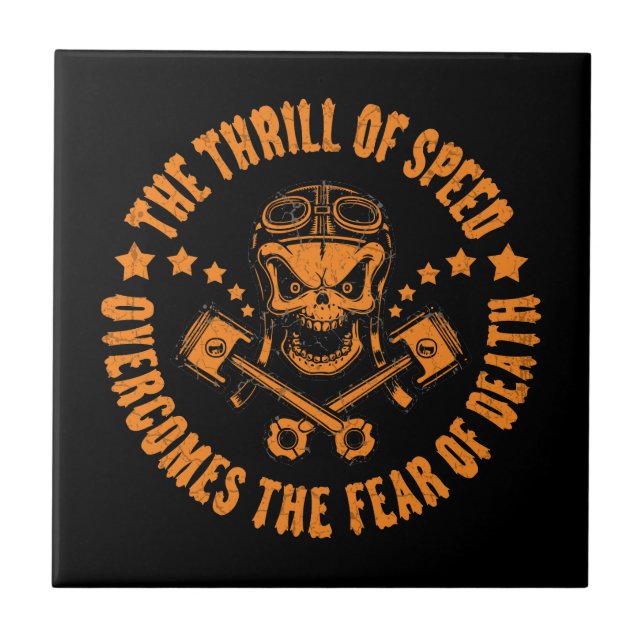 Thrills Overcome Fear Tile (Front)
