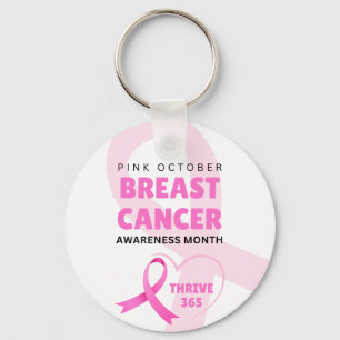 Thrive 365 Breast Cancer Awareness Month 2024 Keychain