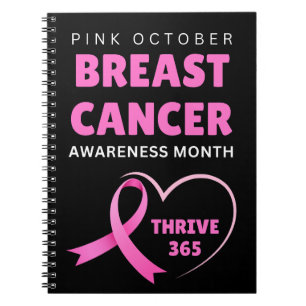 Thrive 365 Breast Cancer Awareness Month 2024 Notebook