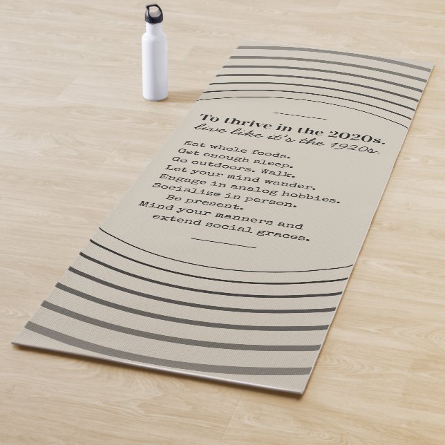 Thrive in 2026 Be Present Yoga Mat (In Situ)