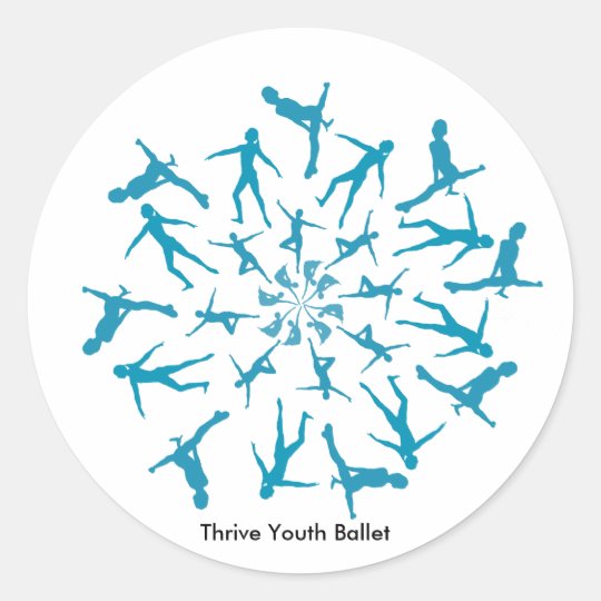 Thrive Youth Ballet sticker dancers mandala