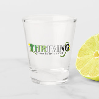Thriving Aro Pride Shot Glass