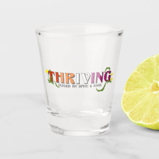 Thriving Lesbian Pride Shot Glass