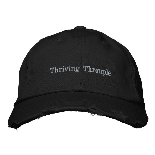 Thriving Throuple Embroidered Hat (Front)