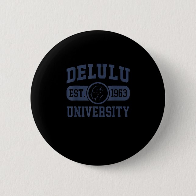 Thriving While Deluluu 2 Inch Round Button (Front)