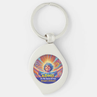 Thriving With ADHD* Embrace Your ADHD Keychain