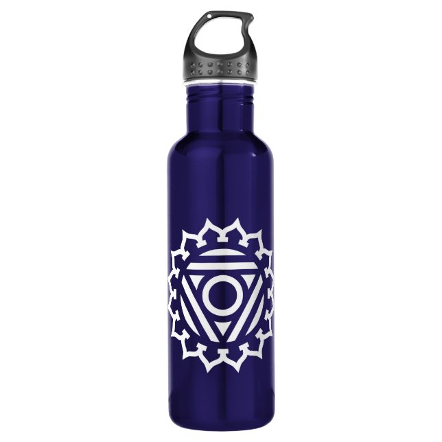 Throat Chakra Energy 710 Ml Water Bottle (Front)