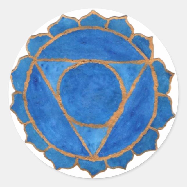 Throat Chakra Sticker (Front)