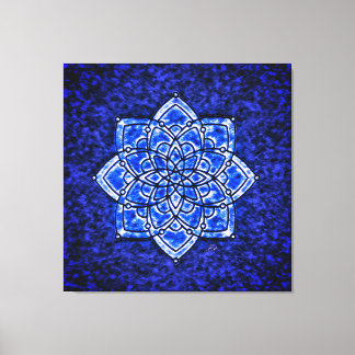Throat Chakra Vibrational Healing Therapy Canvas Print