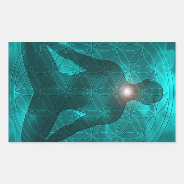 Throat Chakra Vishuddha Sticker (Front)