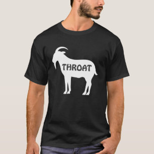 Throat Goat Adult Humour Slogan Costume 2 T-Shirt
