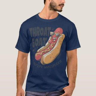 Throat Goat Windepipe Whisperer Funny Hotdog Adult T-Shirt