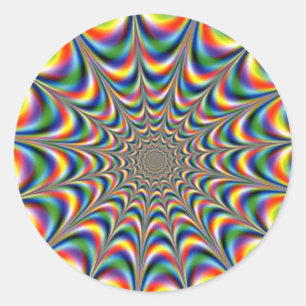throbbing-fractal-optical-illusion STICKER