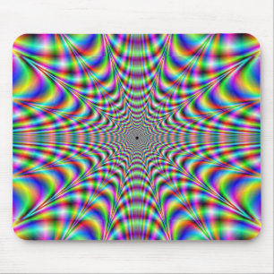 throbbing - optical illusion mouse pad