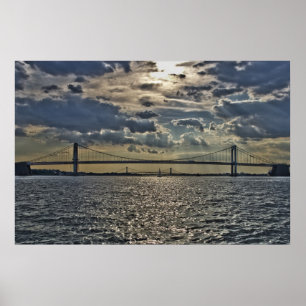 Throgs Neck & Whitestone Bridges Poster