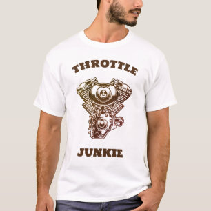 Throttle Junkie Motorcycle T-Shirt