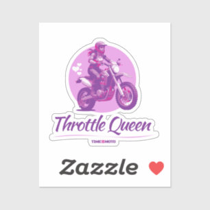 Throttle Queen Sticker