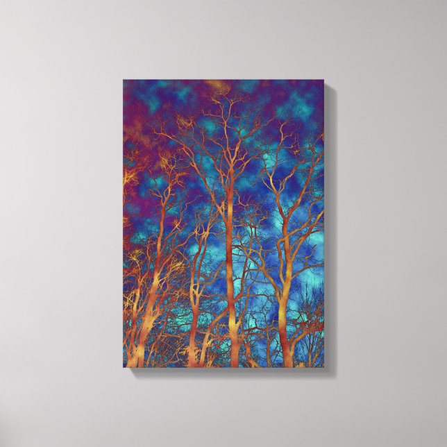 Through a Wood Darkly Canvas Print (Front)