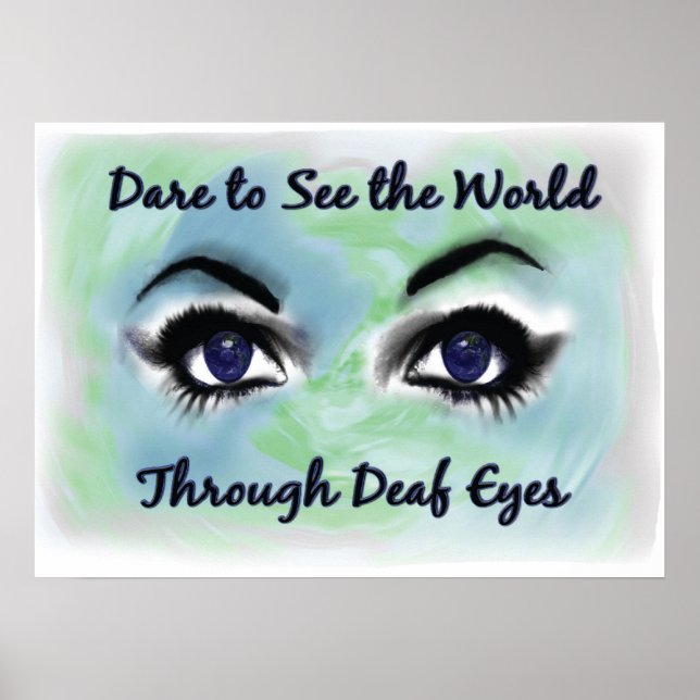 Through Deaf Eyes poster (Front)