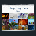 Through Every Season Personalized Photo Calendar<br><div class="desc">Through Every Season Personalized Photo Calendar features beautiful photographs to capture the essence of each month. You can change any of the images, and add your own text and images to make this customizable calendar uniquely your own. A calendar is a great gift that anyone can use to keep track...</div>