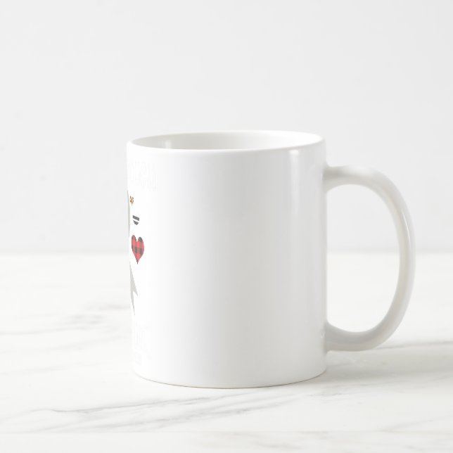 Through Find A Cure Dyslexia Awareness Ribbon Buff Coffee Mug (Right)