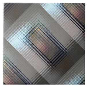 Through glass doors tile