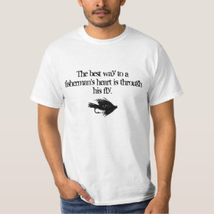 Through his fly T-Shirt