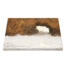 Through Ocean and Stone Stretched Canvas Print