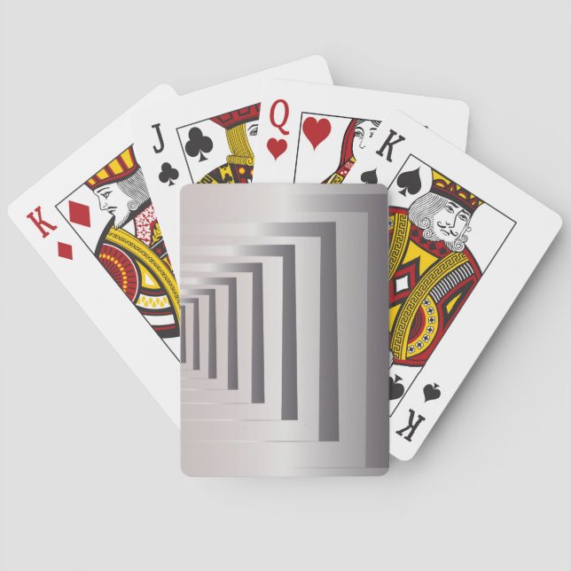 through open gates playing cards (Back)