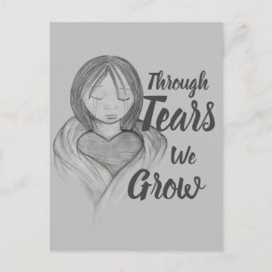 Through Tears we Grow Postcard