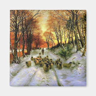 Through the Calm and Frosty Air, fine art Magnet
