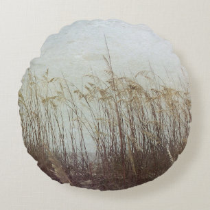 Through the Dunes II Round Pillow