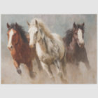Through the Dust Galloping Horses Decoupage