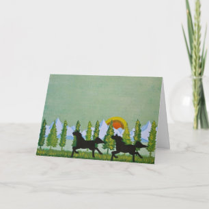 Through the Fields Card